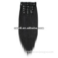 pretty mixed color remy hair extensions clip in human hair extension